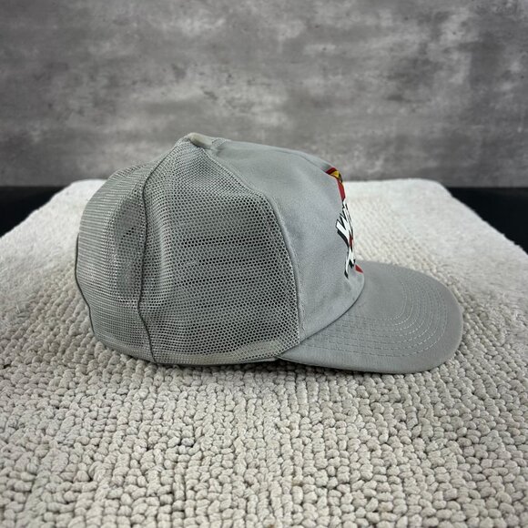 Vintage Weekend Warrior Mesh Snapback Trucker Hat OSFA Workwear Sakrete Grey Cap - Picture 5 of 11
